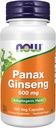 NYT Ruokalisät, Panax Ginseng (Root) 500 mg, Adaptogeeninen yrtti*, 100 Veg kapselia