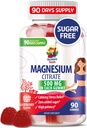 Magnesium Gummies lapsille ja aikuisille - 500 mg - Rauhallinen magnesium purukumia - Magnesium Citrate Chewable täydentää mielialan ja lihasten tuki