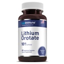 Litium Orotate Supplement 10mg, 60 kasvissyöjän kapselit. Tukee muistia ja emotionaalista hyvinvointia. Magnesium Stearate vapaat lisäravinteet. (1)