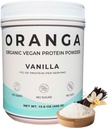Organic Plant-Based - Rice, Pea, Kurpitsa siemenproteiinijauhe - Vanilja - Dgestive Enzymes Mukana, Ei lisäaineita, Dairy-free, soija-vapaa, Keto-ystävällinen, Gluteenittomat, ei-GMO - 17 tarjoilua (442g)