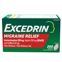 Excederin Migreeni Relief Caplets Alleviate Migreeni Oireet - 200