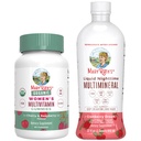 MaryRuthin monivitamiiniasetukset naisille (Cherry & Raspberry) & Liquid Nighttime Multimineral (Cranberry) 