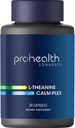 ProHealth L-Theanine Calm-Plex ja GABA ja 5-HTP (Suntheanine) (100 mg, 60 Medium Capsules)