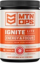 MTN OPS Ignite Lite Energy Drink Powder Gluteenittomat typpioksidilisät Drink Mix, L Arginiini, L Sitruliini, kofeiiniton ja nootrooppinen sokeriton juoma Mix, 45 tarjoilua, vaaleanpunainen sitrushedelmä