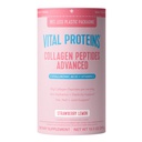 Vital Proteins Collagen Peptides Advanced, Hydrolysed Peptides with Hyaluronic Acid and Vitamiini C - Strawberry Lemon Flavor Powder, 10.5oz