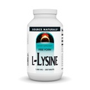 Source Naturals L-Lysine Free Form, 1000 mg - Aminohappo täydentää tukee Energy Formation & Collagen - 200 tablettia