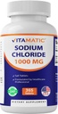Vitamaattinen natriumkloridi 1000 mg ... 365 tablettia Elektrolyytti- ja nesteytystuki ...
