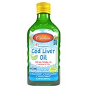 Carlson - Kid's Cod Liver Oil, 550 mg Omega-3s, A & D3, Wild Norwegian, Lemon, 250 ml