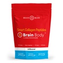 Brain Body Collagen Peptides Powder - Vital Protein & Collagen Supplement for Women & Men - Hydrolysoitu tyyppi I & III hiukset, iho, kynnet & yhteinen terveys - 30 Tarjoukset - makuamaton - 678g
