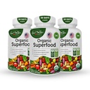 Organic Superfood Greens Fruits and Veggies Complex - Paras ravintolisä 14 Greens &14 Fruits & Vihannekset Alfalfa Rich antioksidantit Organic Ingredients Non-GMO (180 Count Pack of 3)