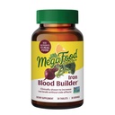 MegaFood Blood Builder Iron Supplement for Women & Men - Nosta rautaa ilman sivuvaikutuksia - Vastustaa väsymystä - kanssa B12-vitamiini, Foolihappo ja C-vitamiinin imeytymistä - Vegaani - 30 tablettia