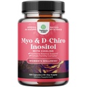 Myo-Inositol & D-Chiro Inositol kapselit - Koliini-inositoli täydentää syklin ja hedelmällisyys tuki - Naisten Hormoni Balance täydentää Myo & D-Chiro Inositol Plus koliinibitartraatti