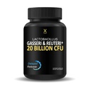 HUMANX Lactobacillus Gasseri & Reuteri+ 20 miljardia PMY Plus Organic Prebiootit ja Punicaligans - Probiootti lisäravinteet - USA Made - non-GMO - Performance Driven Viivästynyt julkaisukapseli