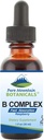 Puhdas Mountain kasvitieteet Nestemäinen B-vitamiini Complex - Vadelma maku Kosher B-kompleksi vitamiini B12, B6, Thiamin, Biotin, Niacin - 1oz pullo