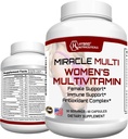 MiracleMulti Multivitamiini naisille - naisten tuki Formula, Immuuni tuki, Minerals, Biotiini, Antioksidantit & Superfoods Blend ... 60 kapselia