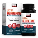 FORCE FACTOR Ultra berberiini Tehostettu imeytyminen, Ceylon kaneli, dihydroberberiini & kromi, 5X imeytyminen, 2X pitkäikäisyys, edistää lean kehon massa, 60 kasvikapselia