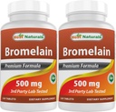 Best Naturals Bromelain 500 mg 120 tablettia (120 kpl (pakkaus 2))