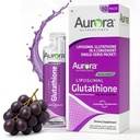 Aurora Nutrascience Mega-Liposomal Liquid Glutatione, Immuuni- ja antioksidanttien Gut Health Support Supplement, 750 mg per Serving, ei-GMO, sokeriton, 10 Single Serve Packets