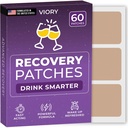 Recovery Patchs 60 Pack - Herätys Virkistetty & Energized kanssa 100% Natural Ingredients Patch for Party - Skin-Ystävällinen & vedenpitävä - Käytä ennen juomista - Enhanced Morning Formula