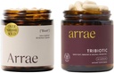 Arrae Bloat + Tribiootti Bundle, paisuva Ruoansulatuselimistö Ruoansulatuselimistö, kaasu ja ruoansulatushäiriöt, probiootit naisille, tuki emättimen pH Balance, Immuuni, ja naisen terveys, 60 kapselia Jokainen