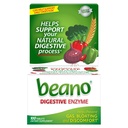 Beano Dgestive Enzyme, Ennaltaehkäisevä kaasuhoito aikuisille, auttaa ehkäisemään kaasua ja turvotusta, 100 tablettia