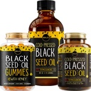 Maju Superfoods Musta siemenöljy 3-in-1 Bundle, Gummies, kapselit, & nestemäinen