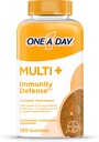 Yksi päivä Multi+ Immuuneja tukea Gummies, immuniteetti monivitamiini D-vitamiini, C-vitamiini, E-vitamiini, A-vitamiini, Sinkki ja enemmän, Gummy-vitamiini, 120