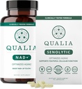 Qualia Life Sciences Bundle Qualia NAD+ & Qualia Senolyyttinen, kliinisesti testattu lisäosa, voi lisätä NAD+:aa, vanhenemista