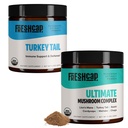 FreshCap Sienet Immuniteetti Bundle (Turkki Tail Powder ja Ultimate Mushroom Complex Powder)