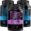 MEDCHOICE Sleep Melatoniini (90ct) ja nootrooppinen aivot (120ct) täydennysosa Bundle - Wellness Duo nukkua, aivot, Focus, & Mood Support - Vegan, ei-GMO, Gluteeniton