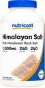 Nutricost Pink Himalajan suolakapselit 1000 mg, 390 mg Natrium, 240 kapselia - ei-GMO, Gluteeniton