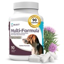 K9 Valitse useita Formula koira vitamiineja keskikokoisille koirille - 20 mg HMR Lignans, 2 mg Melatoniini, 40 mg maito Thistle - auttaa sydän, maksa, digestio & takki terveys, koira monivitamiini, 90 kapselia