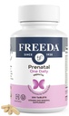 FREEDA Prenataali vitamiini - Kosher Prenataalit - Prenataali vitamiinit rautaa, prenataalia Foolihappoa, koliinia, D-vitamiinia - Yksi päivä prenataali monivitamiini tukea raskaana oleville ja laktatoiville naisille (250)
