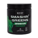 MASF Lisäravinteet Smashin' Greens Superfood Organic Blend - 15 Tarjoilut - Boost Energy, Immuunituki, Ruoansulatusterveys luomuvehnä Grass, Spirulina, klorella - NSF Certified