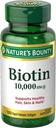 Nature's Bounty Biotin 10 000 mikrog, Rapid Release Softgels 120 ea (Pack of 10)