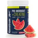 Reebok Pre-Workout Powder ... 200mg luonnonkofeiini, 3g Creatiini Monohydraatti... Puhdasta energiaa Esitreenaus vahvuuteen, Focus & Pump...