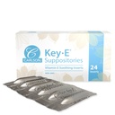 Carlson - Key-E Suppositories, 30 IU E-vitamiinin sumutin, voiteluaineet Kuiva-alueet, naisten ja miesten hoito, emätin & peräsuoleen, 24