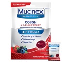 Mucinex Instasoothe Sugar Free Cough Drops, Cough Medicine for Adults with Dextrometorphan HBr, Non Menthol Cough Drops, Cough Suppressant Lozenges, Mixed Berry lääke yskä Drops, 40ct