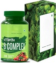 B-vitamiini Complex 100% RDA - 200 tablettia/kapselia - B-vitamiinilisä (B1, B2, B3, B5, B6, B7, B9, B12), vihreä