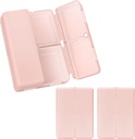 FYY Päivittäinen pilleri Organizer,2 kpl 7 Osat Kannettava pilleri tapauksessa Matka pilleri Organizer,[Folding Design] pilleri laatikko kukkaro tasku Hold vitamiineja, Cod Liver Oil, Lisäravinteet ja lääkkeiden vaaleanpunainen