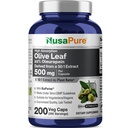 NusaPure Olive Leaf 20% Oleuropein 50:1 uute, 500 mg vastaten 25 000 mg 200 Veg Caps Sopii vegetaareille ja vegaaneille, ei-GMO
