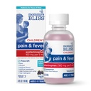Äiti's Bliss Children's Pain and Fever Reducer, Kids Acetaminophen, Dye Free, Delicious Mixed Berry Flavor, Ikä 2+, 4 Neste Ounces