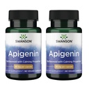 Swanson Apigenin-Bioflavonoid Supplement Natural Prostate Tuki-Metabolia & Hermoterveys Tuki-tuki Sleep & Rentoutuminen 90 Caps, 50 mg Each 2 Pack