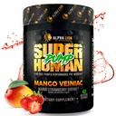 AAKKOSELLINEN LION Superhumanin pumppu Pre Treenout Powder, Nootropic Cofeine & Stim Free Preworkout Supplement, Typpioksidi Booster, Muscle Gainer, Energy & Focus (42 tarjoilua, Mango Veiniac Flavor)