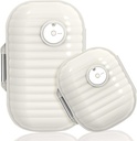 Travel Pill Organizer, 2 pakkaus kannettava pillerilaatikko 7 päivän pieni pilleri tapauksessa Kosteus todiste Päivittäinen lääke Vitamiini Container Vitamiinit, Lisäravinteet Lääkkeiden seuranta Travel Essentials (pieni + suuri)
