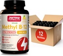 Jarow Formula ekstra vahvuus Metyyli B-12 1000 mcg, ravintolisä soluihin energian tuotantoa ja aivojen terveys tukea, 100 sitruuna-flavored purutabletti, 100 päivän toimitus, pakkaus 12