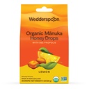 Wedderspoon Organic Manuka Honey Drops, Lemon & Bee Propolis, 20 Count (Pack of 1) ...