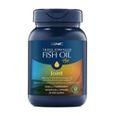 GNC Triple Strength Fish Oil Plus Joint Omega 3, 1000mg EPA ja DHA, Heart Health, Plus Fast 5 Day Mukavuus, aivot, iho ja silmä, antioksidantit ja kasvitieteelliset uutteet, Control Fish Burps, 30 Servings