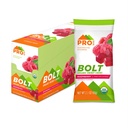 PROBAR - BOLT Organic Energy Chews, Vadelma, ei-GMO, Gluteeniton, USDA Certified Organic, Terveellinen, Natural Energy, Nopea polttoaine Gummies vitamiineja B & C (12 kreivi)