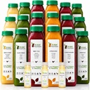 3 päivää Juice Cleanse Raw Fountain, Kaikki Natural Raw Detox Cleanse, Juiceing Body Rest, Kylmä Pressed Juice Nopea, Suuri tapa hyppää terve ruokavalio, 18 pullot 12oz, 3 inkivääri shotteja